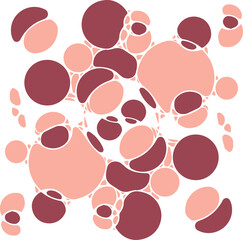 Beautiful seamless pattern with abstract geometric shapes background. Trendy colorful and geometric shapes. Texture for backgrounds, layout, posters, covers and fabrics. Vector illustration.