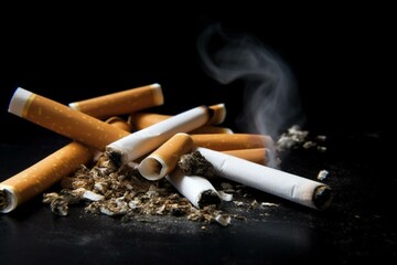 Fatal consequences from smoking. Generative AI