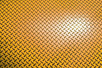 Metal Grate Texture with Bright Light Rusty Orange