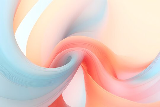 abstract background multi-colored waves in delicate colors. 3d abstract background.