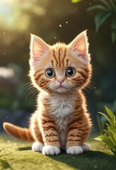 cat in the garden