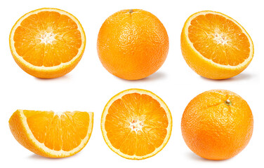 Orange isolated on white background