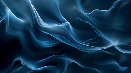 Sierkussen Modern Dark Blue Art Design Background,abstract  © atmospherestock