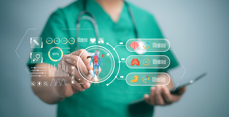 Elevate healthcare with AI technology services.Virtual health care analytics empower medical professionals in the medical revolution. Data analytics enhance patient care and healthcare administration.