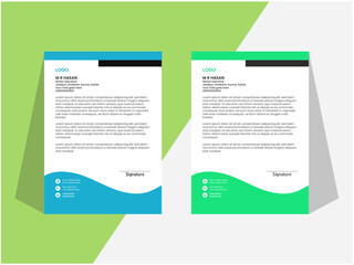 Modern Letter Head Design