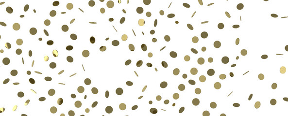 Glittering golden confetti png. Glittering golden