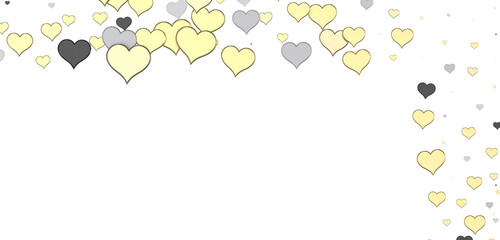 hearts on a pink background. 3d render illustration for advertising. Valentine's Day.