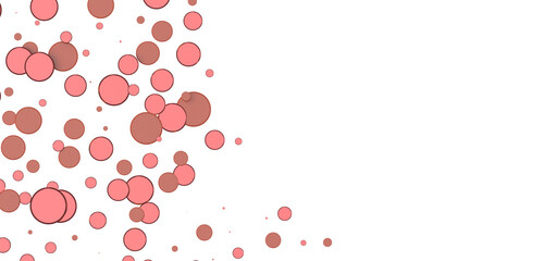 confetti png. red confetti falls from the sky.