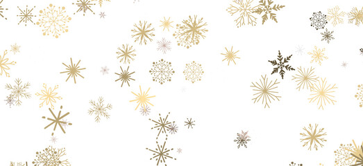 Winter Snow Showers: Spectacular 3D Illustration Showcasing Falling Christmas Snowflakes