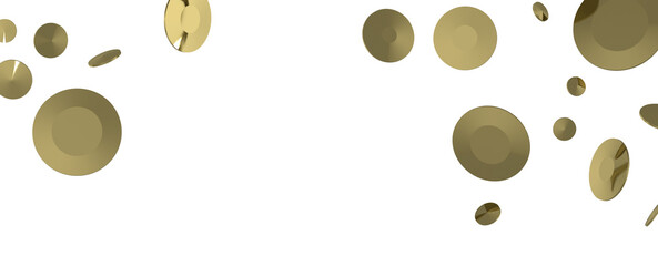 Glittering golden confetti png. Glittering golden