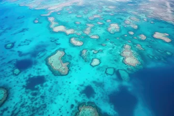 Keuken spatwand met foto Travel landscape blue australia coral ocean sea reef water tropical nature © SHOTPRIME STUDIO