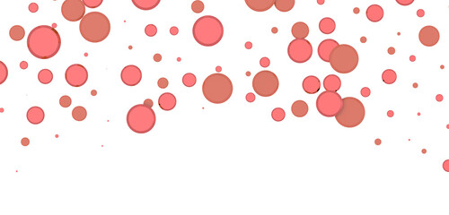 confetti png. red confetti falls from the sky.