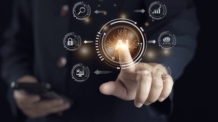 Digital transformation change management, internet of things (IoT), new technology bigdata and...
