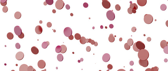 confetti png. red confetti falls from the sky.