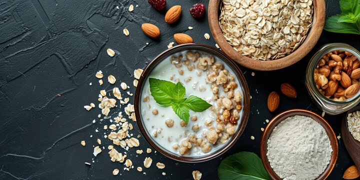 Oatmeal , healthy breakfast option , yogurt , healthy lifestyle , wallpaper , background.