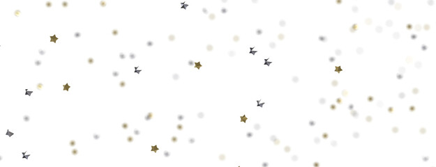 XMAS stars background, sparkle lights confetti falling. magic shining Flying christmas stars on night