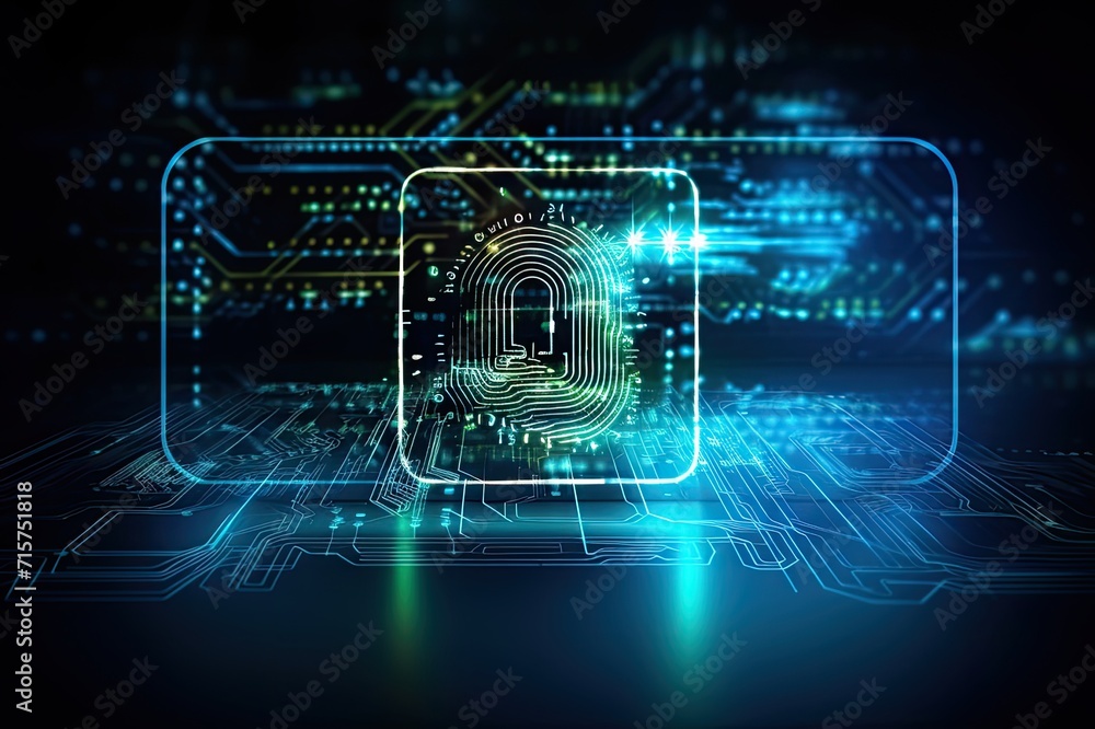 Poster signifies enhanced authentication, identity verification, and secure access