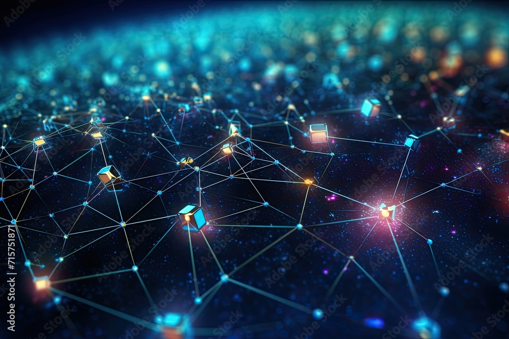 Poster images illustrate api connections, data flow diagrams, or interconnected banking systems