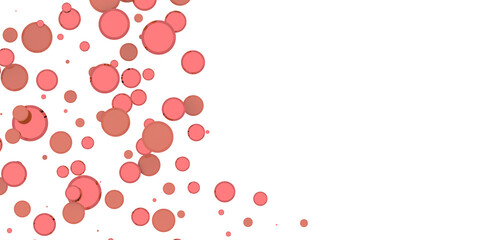 confetti png. red confetti falls from the sky.