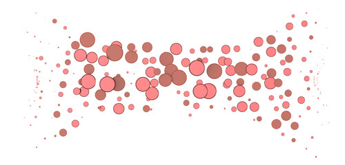 confetti png. red confetti falls from the sky.