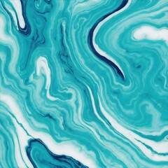 Fototapeta premium Teal marble pattern texture abstract background