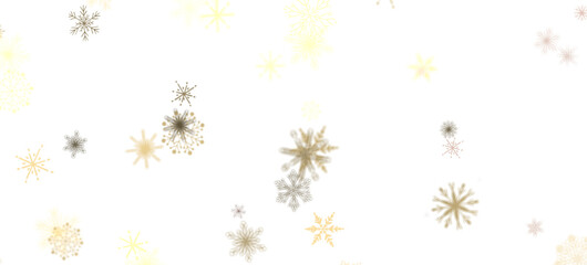 Frosty Snowfall: Mesmeric 3D Illustration Depicting Descending Holiday Snowflakes