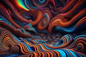 Psychedelic waves in a parallel dimension