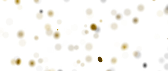 Radiant Revelry: Enthralling 3D Illustration of Shining gold Confetti