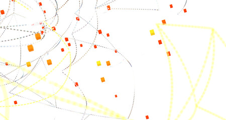 Abstract network of physical devices on the Internet using a network connection