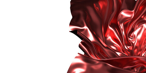 Obraz premium Сovered with a red cloth background