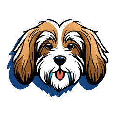 Tibetan�Terrier graphic vector EPS