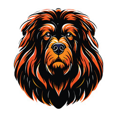 Tibetan�Mastiff graphic vector EPS