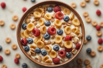 muesli with berries