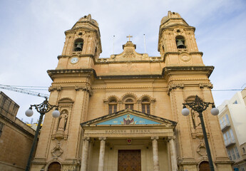 Fototapeta na wymiar Madonna Berikna Church in Sliema, Malta