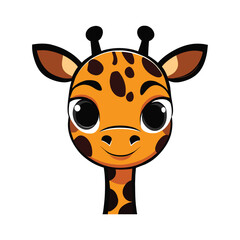 Giraffe graphic vector EPS