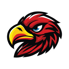 Hawk graphic vector EPS