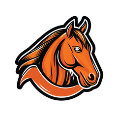 Horse graphic vector EPS