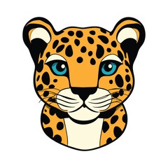 Leopard graphic vector EPS