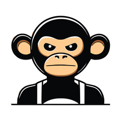 Monkey graphic vector EPS
