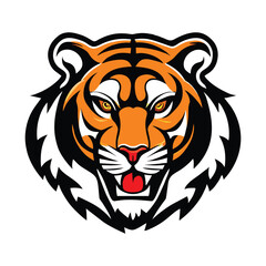 Tiger graphic vector EPS