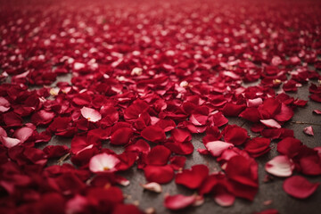 red rose petals background