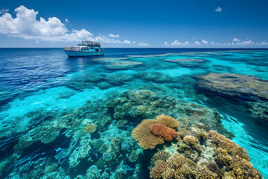 Unterwasserzauber: Great Barrier Reef in all seiner nat&uuml;rlichen Pracht, eine faszinierende Reise durch das farbenfrohe Meeresparadies der Riffbiodiversit&auml;t