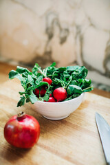 fresh vegetables on the table