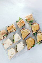 sandwiches on a plate