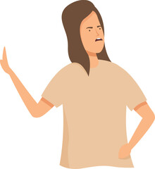 Two scream argument icon cartoon vector. Meeting talk. Problem irate