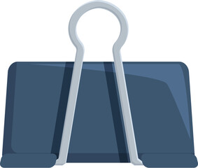 Metal clip icon cartoon vector. Clay ceramic art. Area crafting work