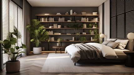 clean and cosy interior beautiful design ideas concept contemporary ideas design element room mockup template showcase backdrop bedroom with daylight cosy interior background