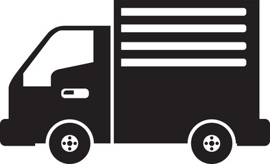 Truck Glyph Icon
