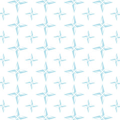 Wind rose compass seamless pattern isolated on white background