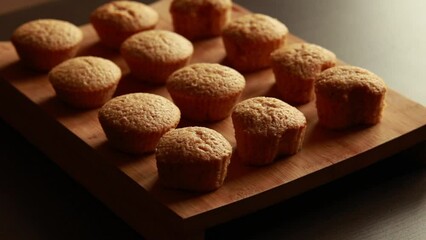 delectable almond muffins: irresistible bakery delights close-up